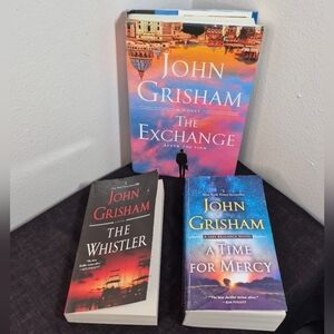 John Grisham Lot of 3 Books 1 Hardback 2 Paperbacks